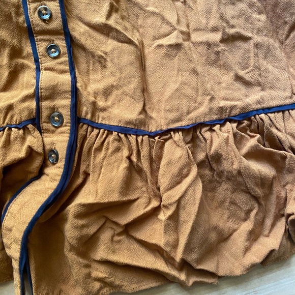 Free people diamond head embroidered western midi dress size s - Picture 8 of 8